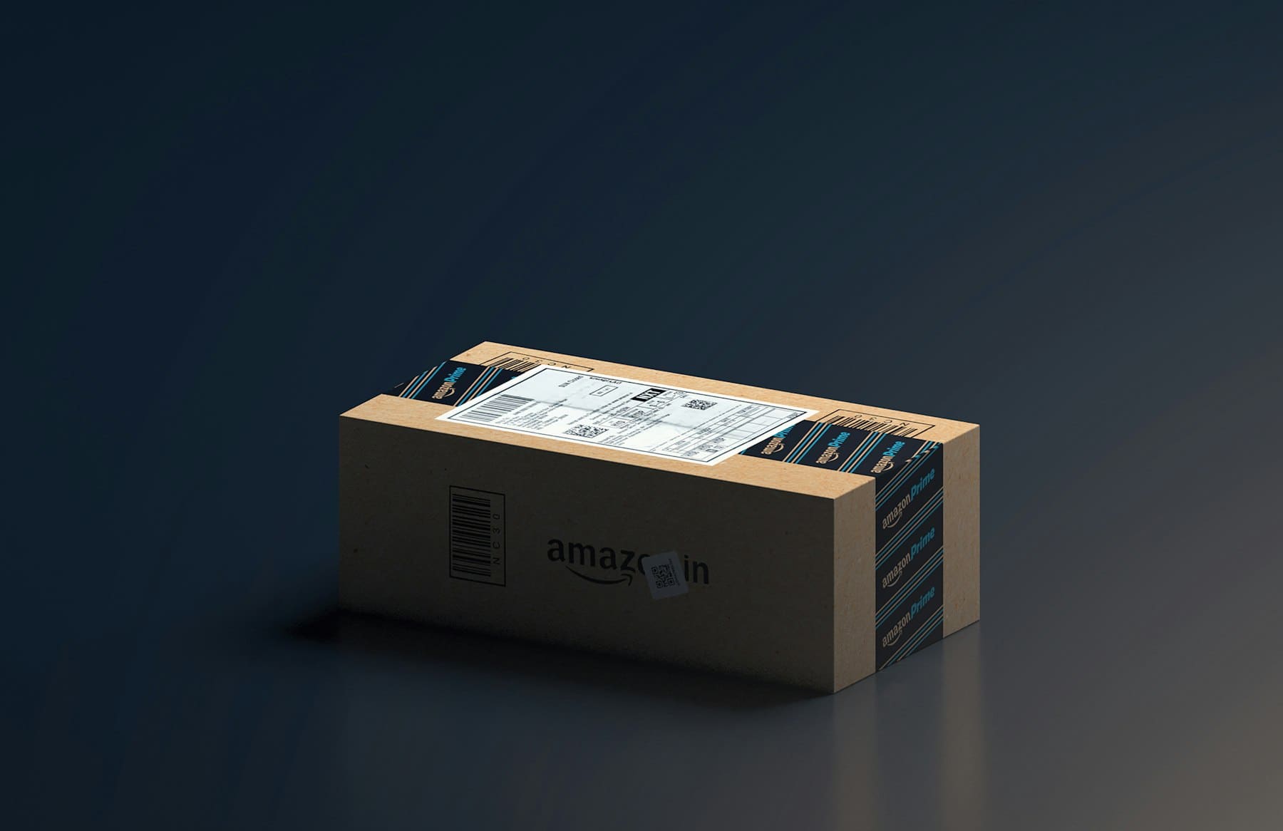 Product package ready for shipment as part of an optimized online store